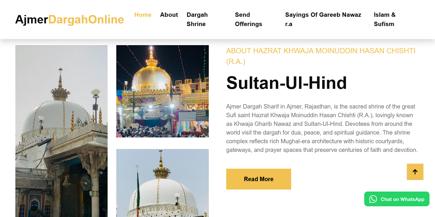 Ajmer Dargah Online screenshot
